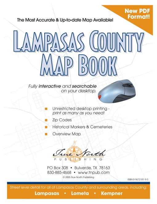 Title details for Lampasas County (Texas) Map Book by True North Publishing - Available